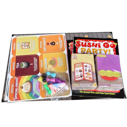 Parent child sushi go party! Sushi Dog Party Happy Children's Party Board Game Cards Board Game For Home Party Adult Family Play