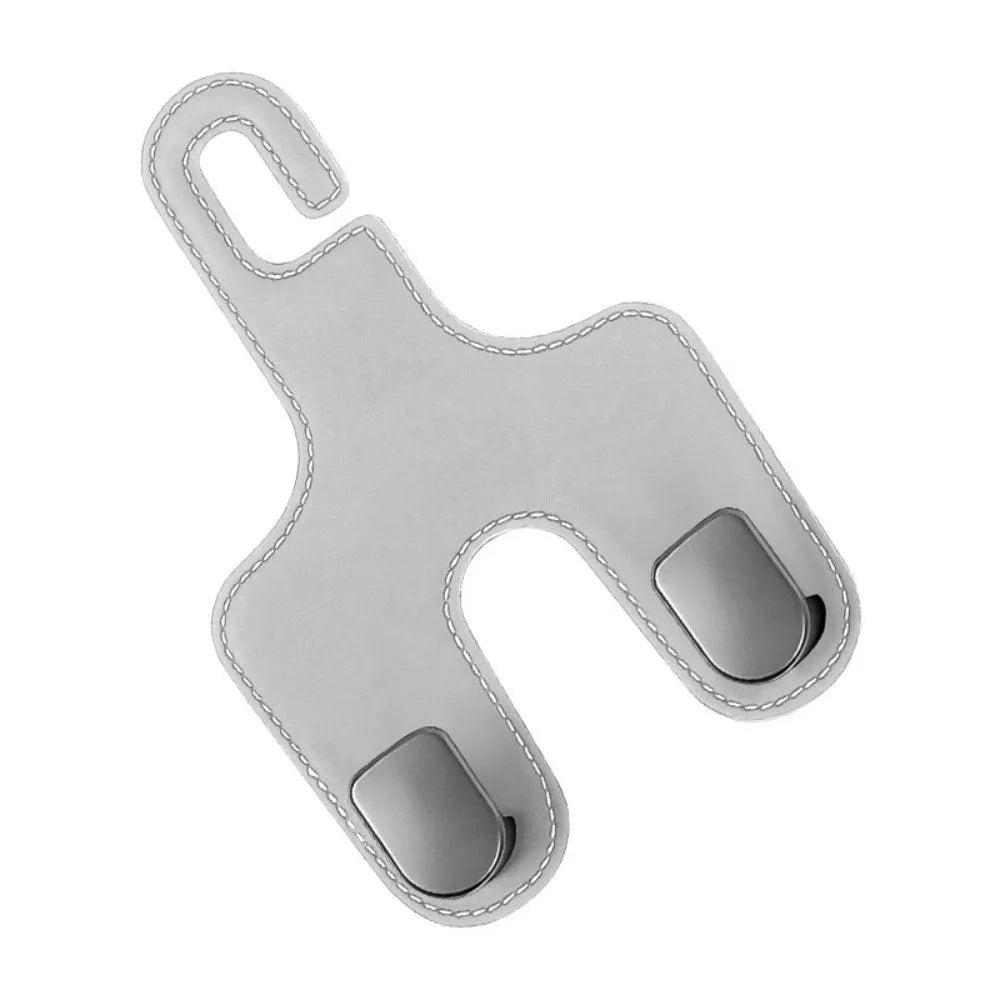 2 in 1 Car Back Seats Hook Storage Organizer Double Hook Car Headrest Hooks Strong Load-Bearing Hanging Auto Rear Seats Hanger