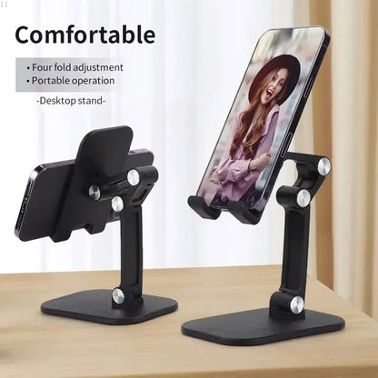 Desktop Phone Holder Can Be Freely Raised And Lowered, Adjustable In Height, Foldable, Portable Tablet For Live Streaming