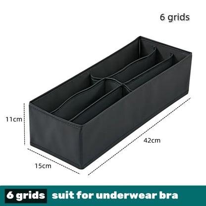 Organizer For Underwear Bra Socks Pants Scarf Storage Box Organizers Of Cabinets And Drawers Wardrobe Foldable Storage Box Case