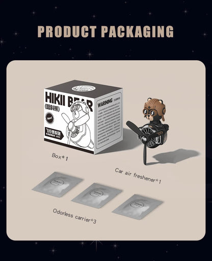 DIY perfume Odorless ornament plane pilot bear car air fresheners decorations accessories aroma vent clip fragrance diffuser men