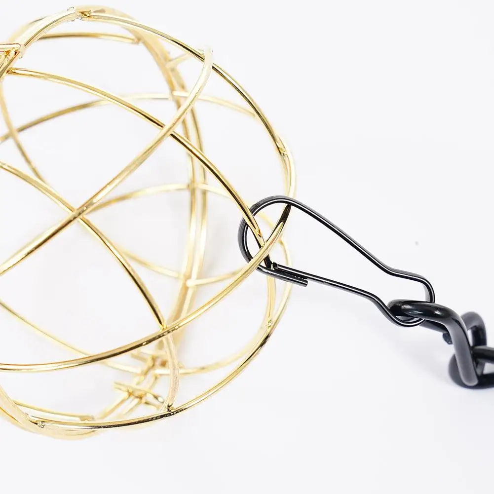 Hanging Bird Feeder Suet Ball Feeder Bird Suet Balls Holder For Bird Feeding Metal Bird Feeder Fat Ball Energy Bird Feeders