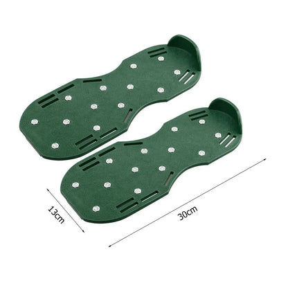 Garden Nail Shoes Grass Loose Soil Tool 5cm Long Nail Lawn Aerator Grass Spikes Shoes Self-Leveling Epoxy Yard Grass Cultivator