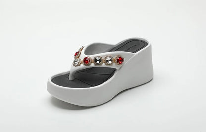 Woman Slippers Flip Flops Slides on Beach Sandals Waterproof Stylish Shoes for Women Top Designs Shoe Clappers Summer Sale