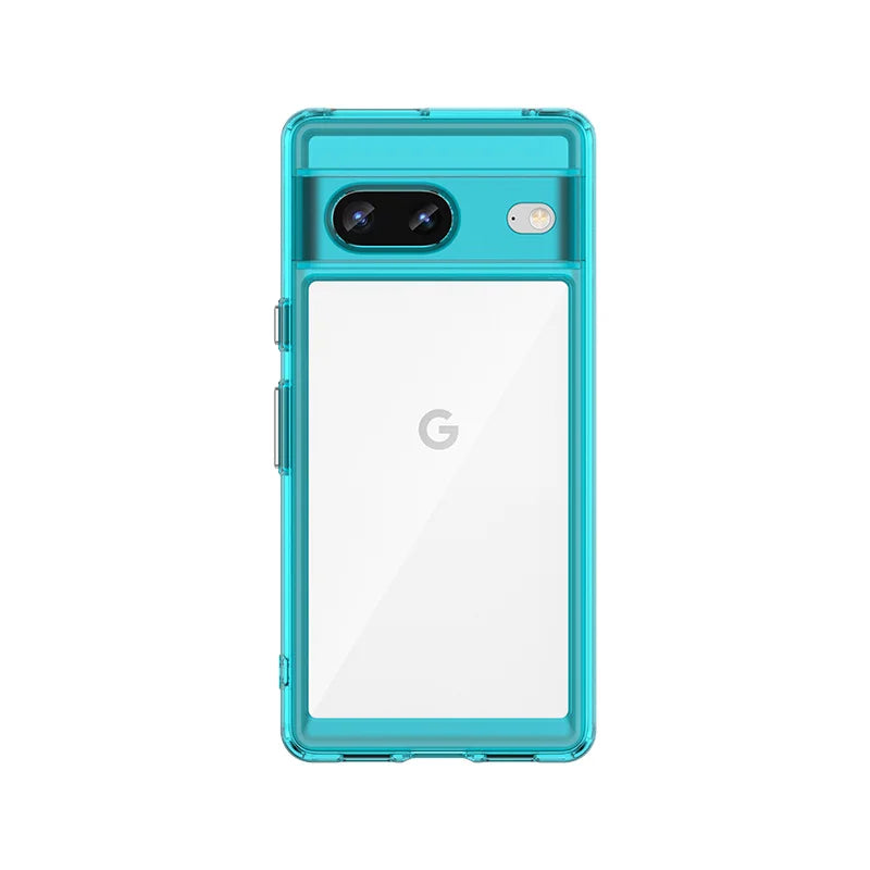 For Google Pixel 7 Case Cover Google Pixel 7 Capa Shockproof Bumper Clear Transparent Multicolour Fundas Google Pixel 7 8 Pro 7A