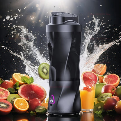 2025 New Mini Blender Portable Blender For Milkshakes And Smoothies Juice Making Small Convenient Multi-Functional Black Juicer.