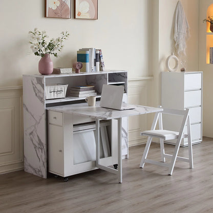 Buffet Cabinet with Storage, Sideboard for Storing Folding Table, Kitchen Storage Cabinet with Shelves, Modern Console Table