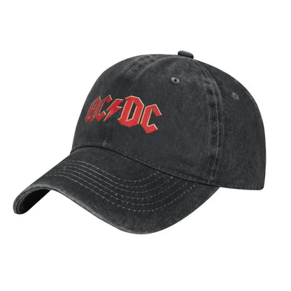 Classic AC Shook Me DC Baseball Cap Men Women Distressed Denim Snapback Hat  Outdoor Summer Gift Hats Cap