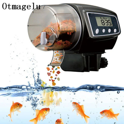 Automatic Fish Feeder for Aquarium Fish Tank Auto Feeder with Timer Pet Feeding Dispenser Fish Shrimp Betta Goldfish Food Feeder