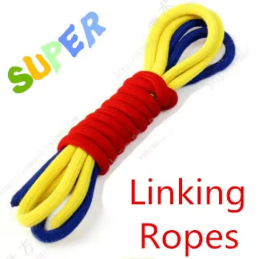 Super Linking Ropes (1.25M) Three Rope Cable Magic Tricks Magician Close Up Illusion Gimmick Props Accessories Comedy Mentalism