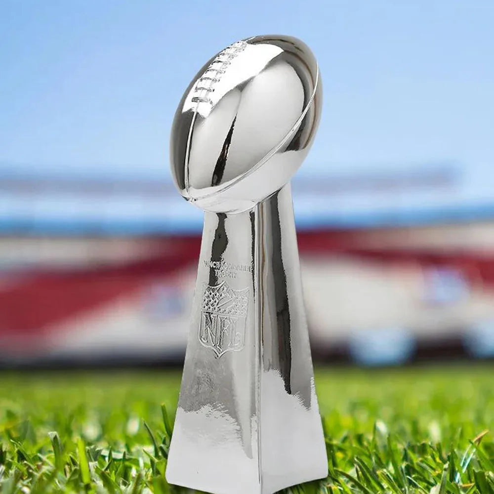 American Football Cup Fan Supplies Rugby Trophy Handicraft For Sports Super Cup Sports Competition Resin Trophy