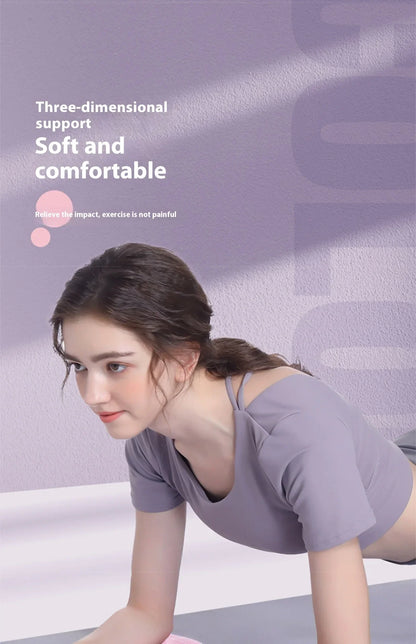 Yoga knee pad with thickened anti slip cushioning cushion for fitness protection, elbow joint, knee kneeling pad, cushion