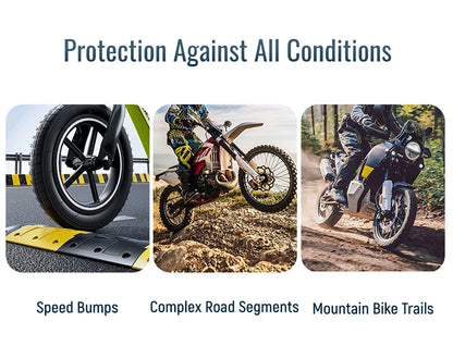 Magnetic Bike & Motorcycle Phone Mount - Universal Smartphone Holder with GPS Support, Secure Magnetic Attachment for Cycling