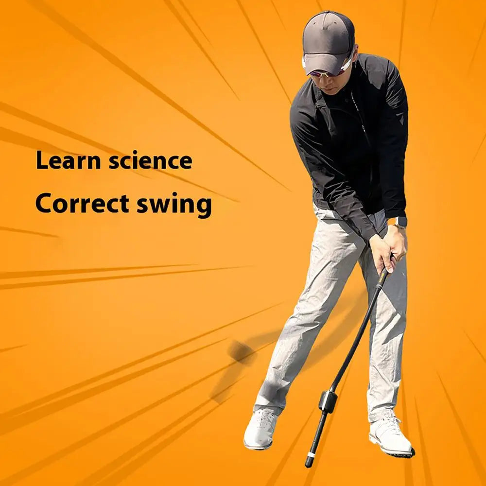 Golf Swing Trainer Portable Professional Golf Swing Aid Sports Supplies Training Equipment For Indoor Outdoor Course Home