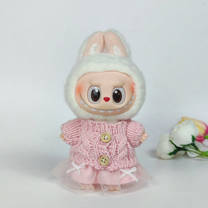 Labubu 3.0 Big in Energy Series – Labubu Bear Sweater & Flanged Hat Set – Combining Fashion and Cuteness – Labubu Outfit