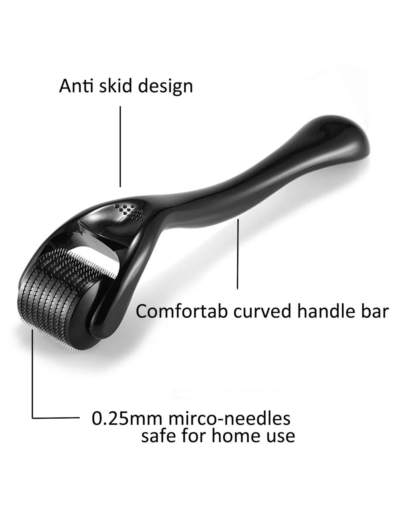 1 Pcs 540 Microneedle Rollers Dermatological Derma Micro Needles Titanium Help Hair Softens Acne Scars Skin Face Care Tool