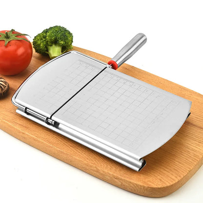 Multifunctional Slicer Butter Cheese Ham Sausage Slicer Kitchen Gadgets Cutting Board With Silicone Suction Base