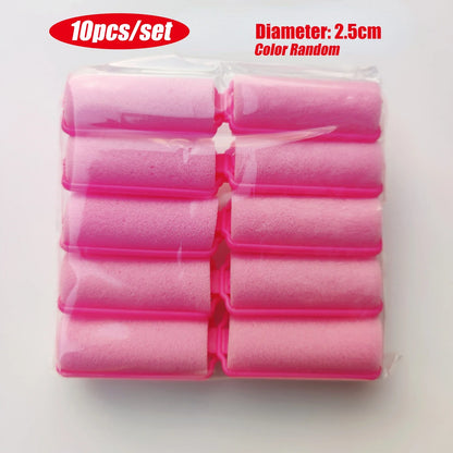 6-14pcs Soft Magic Sponge 6 Sizes Foam Hair Rollers DIY Hairdressing Tool Kit Women Styling Not Hurt Hair Heatless Curlers