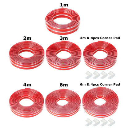 Table Edge Guard Furniture Corner Protector Strip Self Adhesive Transparent Kids Collision Proof Soft Bumper Baby Safety Guard