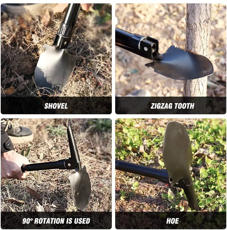 Outdoor Survival Kit: Multifunctional Camping & Hiking Essentials - First Aid Kit Emergency Tactical Gear Set  ﻿