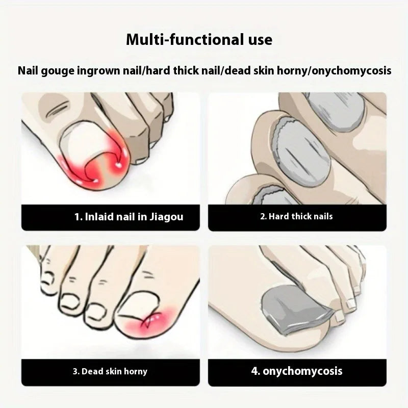 Stainless steel nail and toe nail trimming tool for removing dead skin, a useful nail and toe nail trimming device, a beautiful