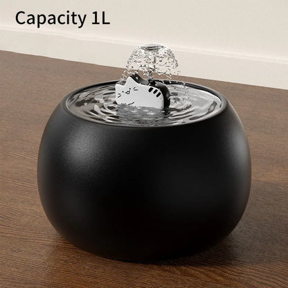 Automatic Pet Water Dispenser Electric Live Water Circulating Filter Ceramic Water Fountain For Cats Water Dispenser Accessories