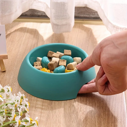 Healthy Pet Feeding Accessories Dog Cat Slow Feeder Travel Puppy Anti Choking Pet Bowl Universal PP Non Slip Slow Feeder Smooth