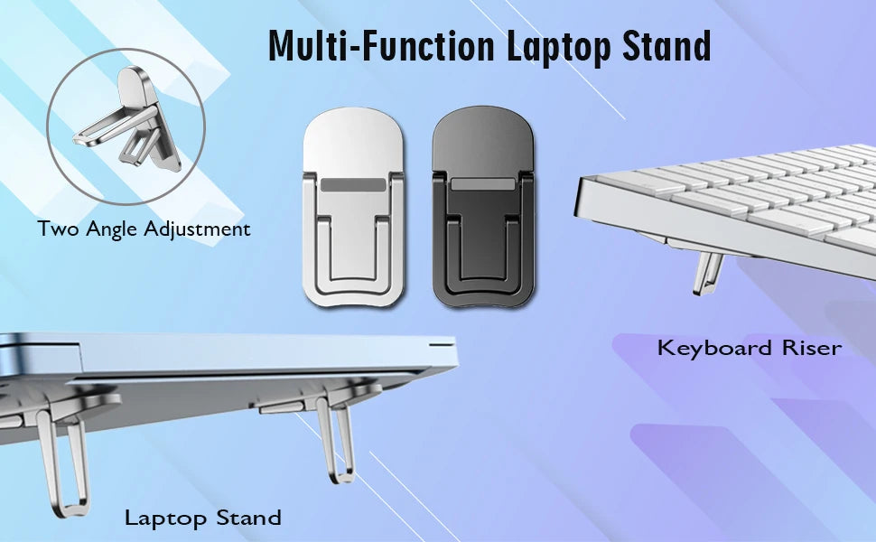 Laptop Stand For Computer Keyboard Holder Mini Portable Legs Laptop Stands For Macbook Huawei Xiaomi Notebook Invisible Support