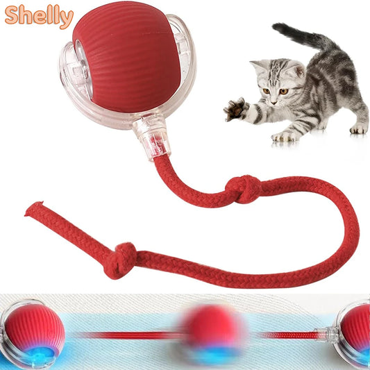 Interactive Cat Ball Toys Active Rolling Ball for Cats Smart Interactive Cat Toys Electric Cat Toy Ball Rechargeable Pet Toys
