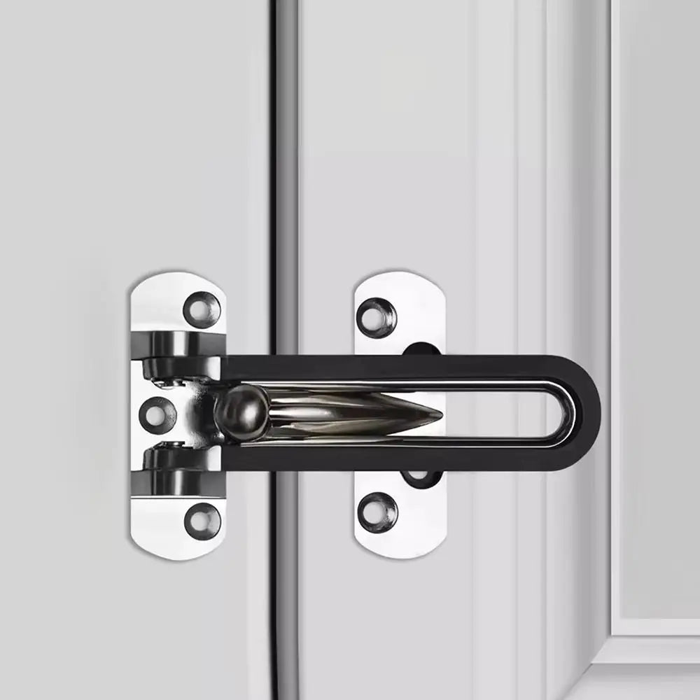 Durable Zinc Alloy Sliding Door Catch Solid Bolt Mute Door Buckle Anti-rust Security Door Hasp Bedroom