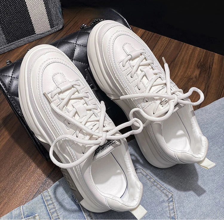 Sports Shoes For Women 2024 White Low Fashion Casual Flat Sneakersy Autumn Hit Spring Without Heel Womens Shoe Stylish New