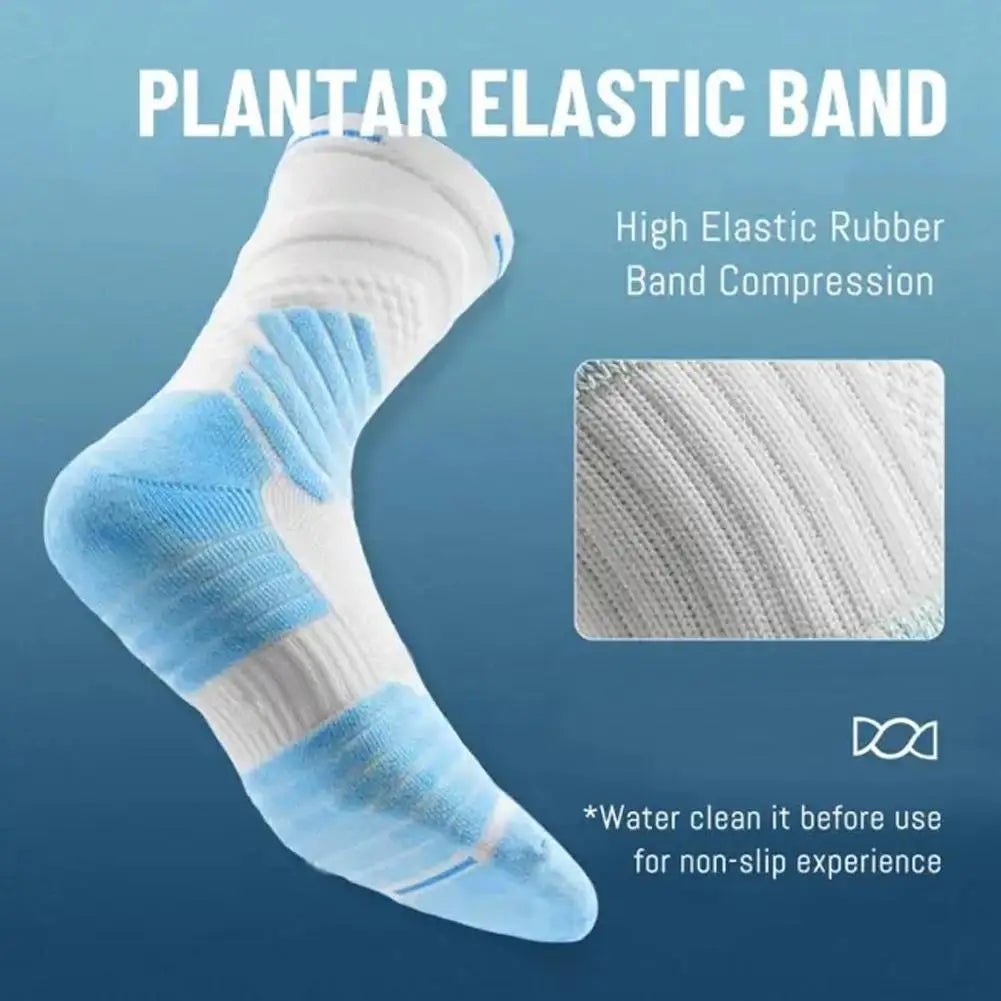 Professional Sports Socks Training Athletic Socks Basketball Crew Socks Cotton Moisture Wicking Socks For Men Women Gifts