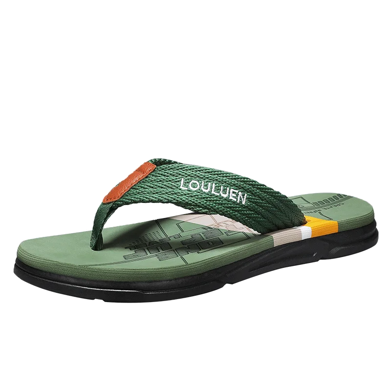 Flip-Flops Men's 2025 New Summer Non-Slip Flip-Flops for Outer Wear Beach Sandals