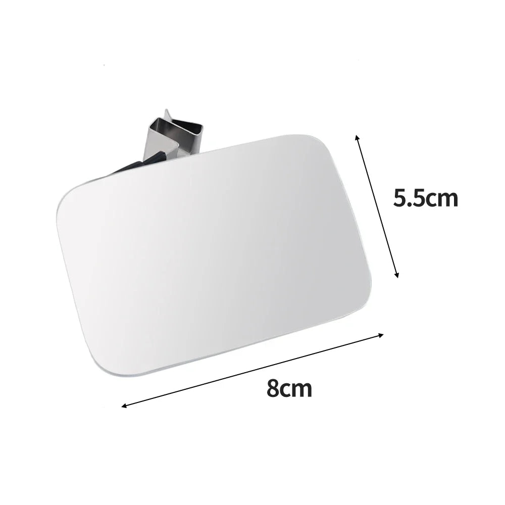 Car Auxiliary Blind Spot Mirror Interior  Convex Rearview Mirror 360 Degree Wide Angle Adjustable Parking Rimless Mirrors