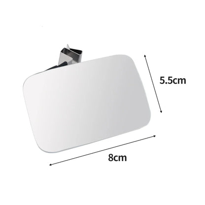 Car Auxiliary Blind Spot Mirror Interior  Convex Rearview Mirror 360 Degree Wide Angle Adjustable Parking Rimless Mirrors