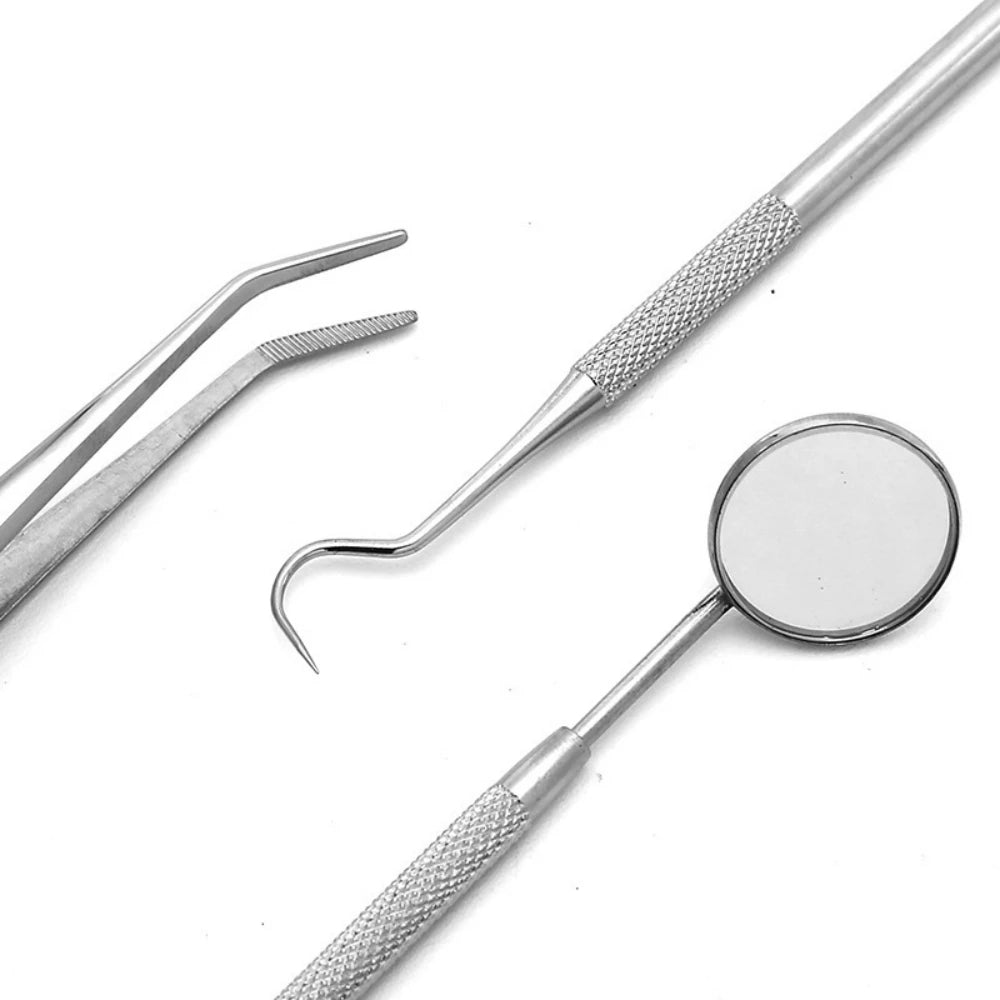 Stainless Steel Dentist Prepared Tool Box Dental Tools Kit Dental Mirror Probe Tweezer Dental Oral Care Instrument Dentistry sup