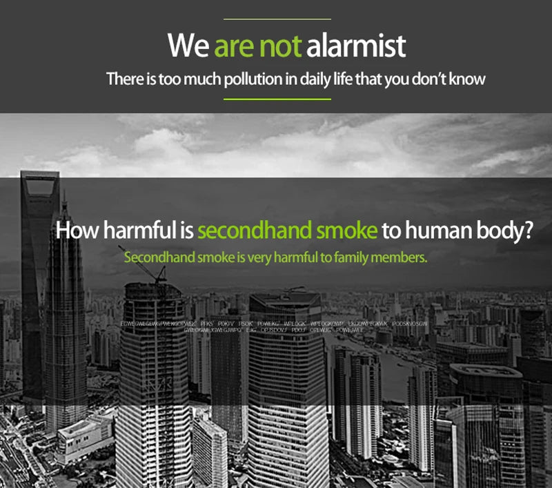 Smart Ashtray Air Purifier Multifunctional Removal Second-hand Smoke  Household And Commercial Desktop Negative Ion Purifier