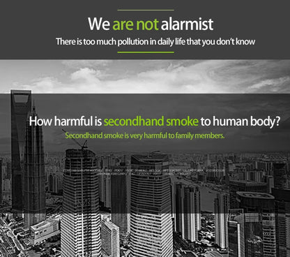 Smart Ashtray Air Purifier Multifunctional Removal Second-hand Smoke  Household And Commercial Desktop Negative Ion Purifier