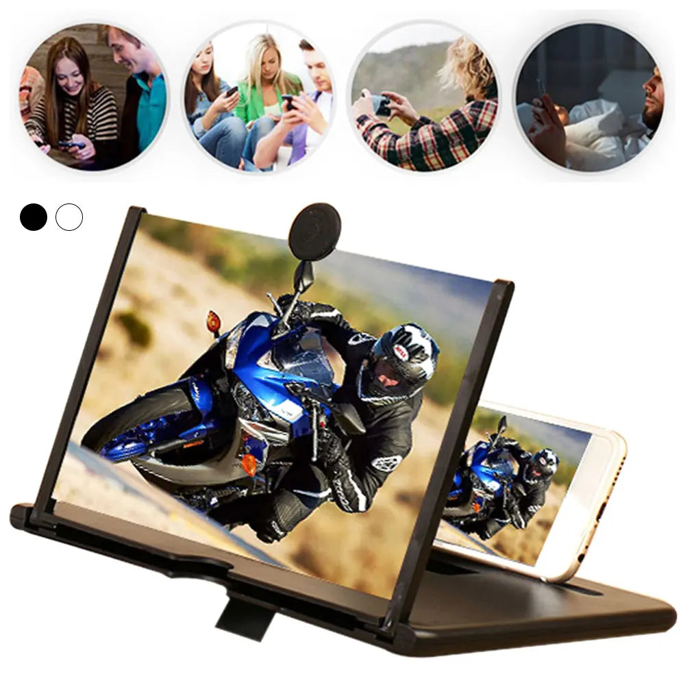 14inch Mobile Phone Screen Magnifier Anti-Radiation HD Magnifying Projector Eye Protection Cell Phone Stand Screen Enlarger