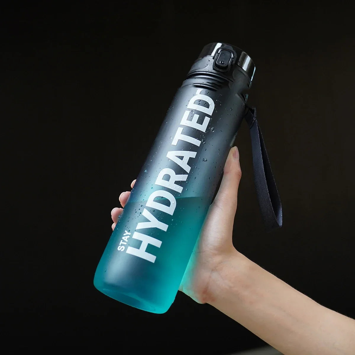 32oz Water Bottle Motivational Sport Water Bottle Leakproof Drinking Bottles Outdoor Sports Travel Kettle Drinking Water Bottle