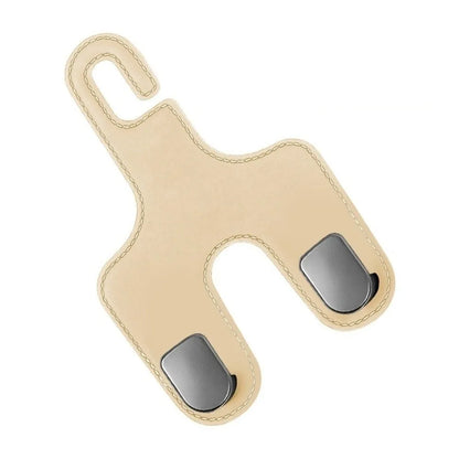 2 in 1 Car Back Seats Hook Storage Organizer Double Hook Car Headrest Hooks Strong Load-Bearing Hanging Auto Rear Seats Hanger