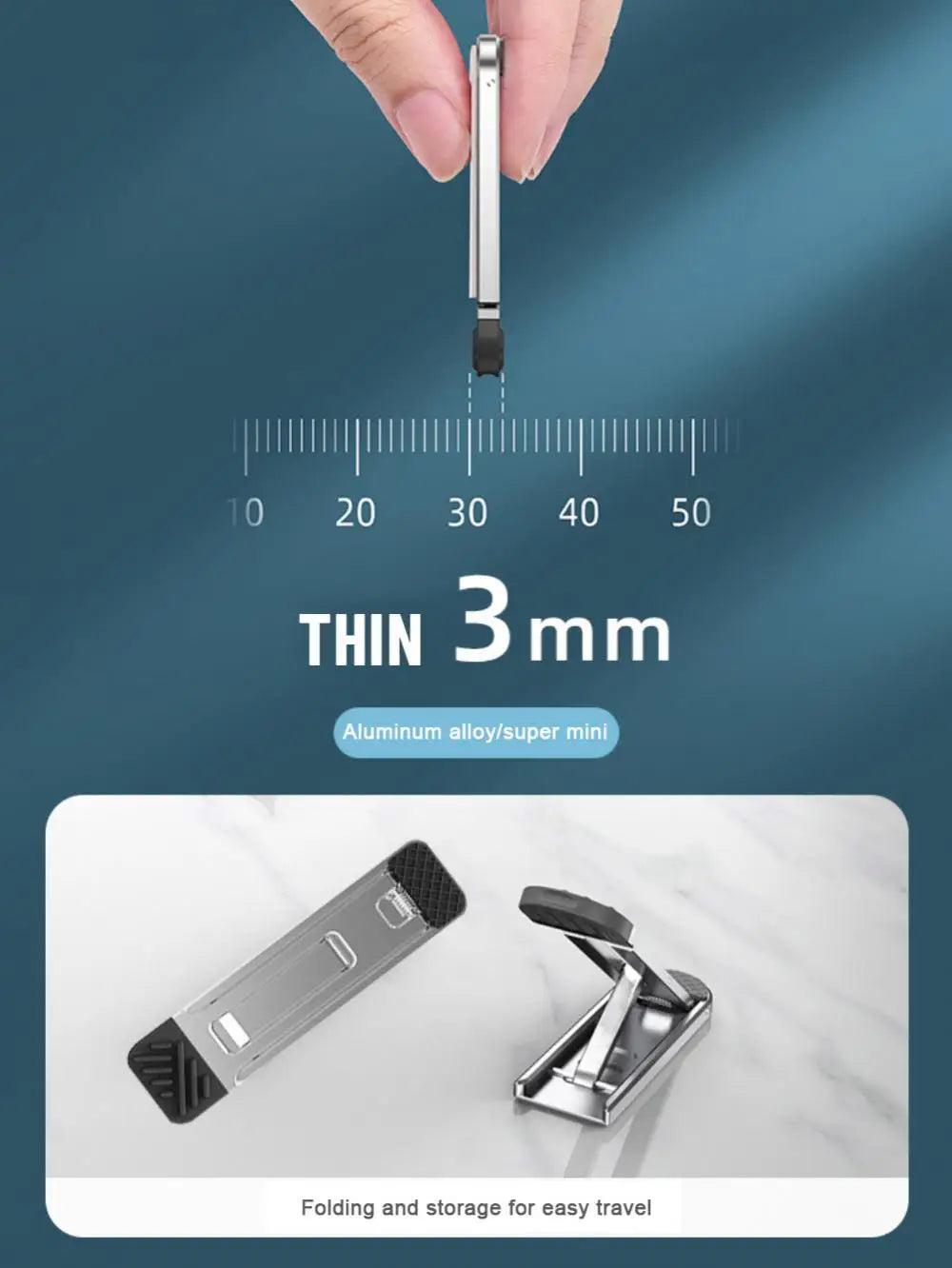 Laptop Stand for Computer Keyboard Holder Mini Portable Legs Laptop Stands for Macbook Huawei Xiaomi Notebook Zinc Alloy Support