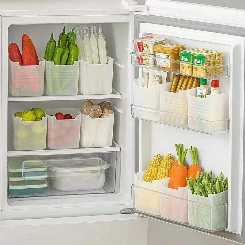 Refrigerator Storage Boxes Food Fresh Organizer Cold Storage Crisper Fruit Spice Food Container Boxes Home Kitchen Boxes