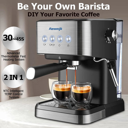 Professional Barista Coffee Maker Fully Automatic Coffee Machine Espresso Machines Automatic Multifunctional Milk Frother
