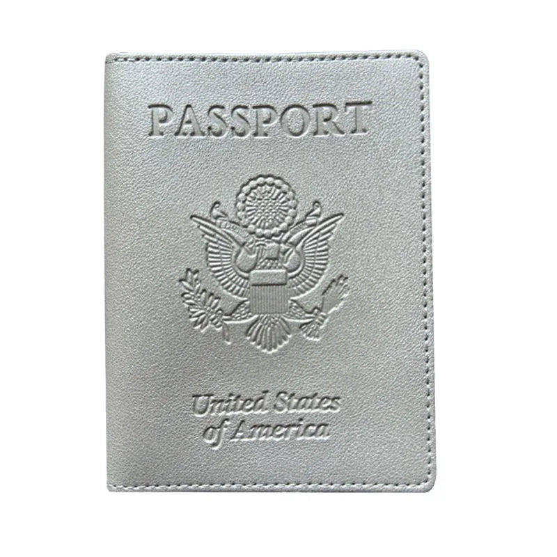 Passport Holder Cover Wallet Travel Essentials RFID Blocking Leather Card Case International Travel Must Haves Travel Accessorie