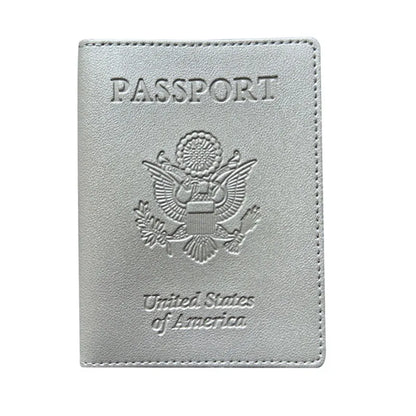 Passport Holder Cover Wallet Travel Essentials RFID Blocking Leather Card Case International Travel Must Haves Travel Accessorie