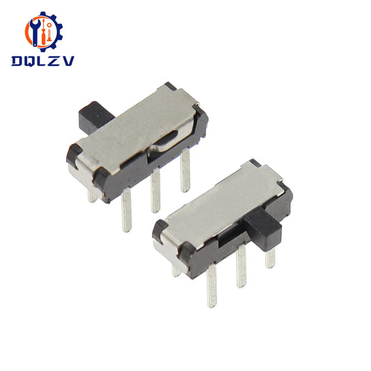 MSK-22D18 MINI Slide Switch 2P2T DPDT DIP 6Pin Side Slide Mini Toggle Switches Micro Slide Switches Black