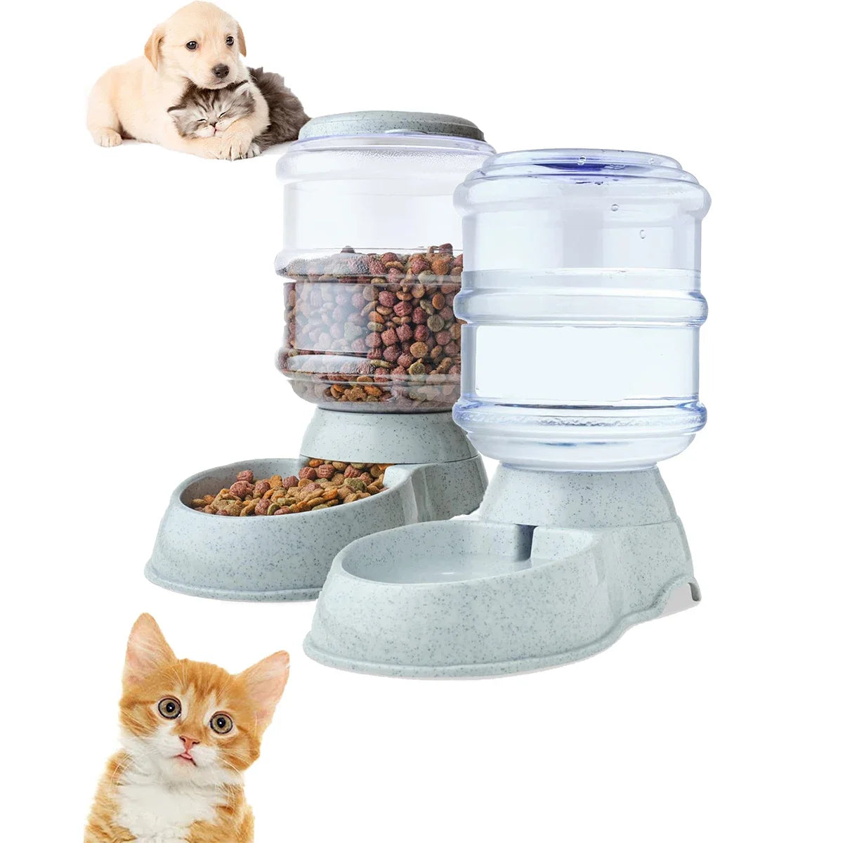 Automatic Water Dispenser Large Capacity Pet Feeder Small Dog Food Bowl  Cat Feeder Drinking Bowl Pet Feeding Drinker Water Bowl