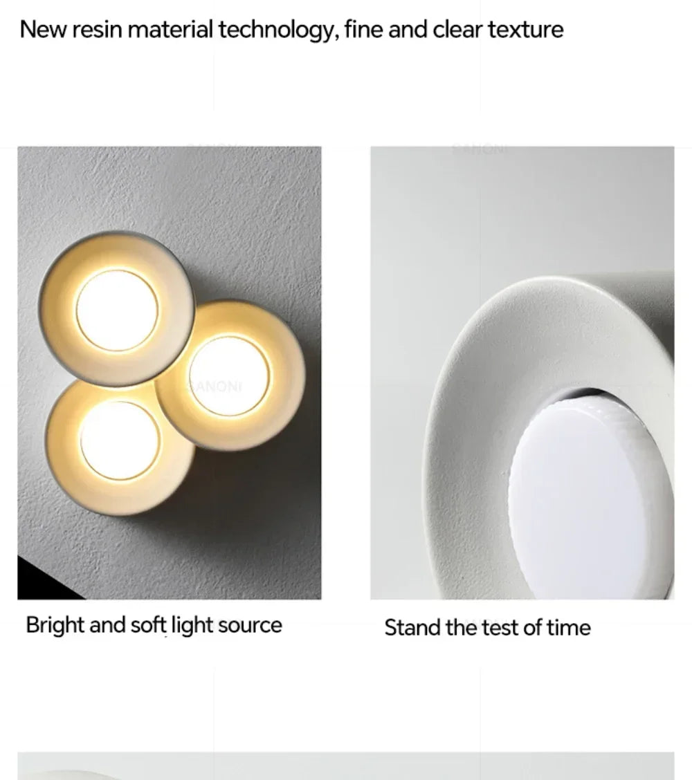 LED Ceiling Mounted Lights for Living Room Bedroom Hallway Corridor Modern Nordic Cylinder Minimalism Indoor Home Decoration