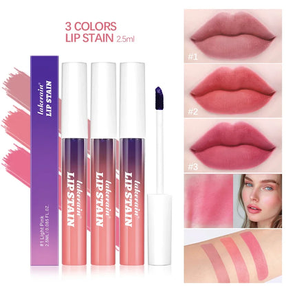 New Lip Stain Peel Off And Reveal  Long Lasting Waterproof Pink Lip Tint Transfer Proof Natural Lip Stain Tear Off Lip Gloss